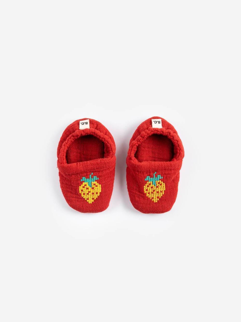NEW BOBO CHOSES baby's strawberry slippers in multicolor - Picture 2 of 4